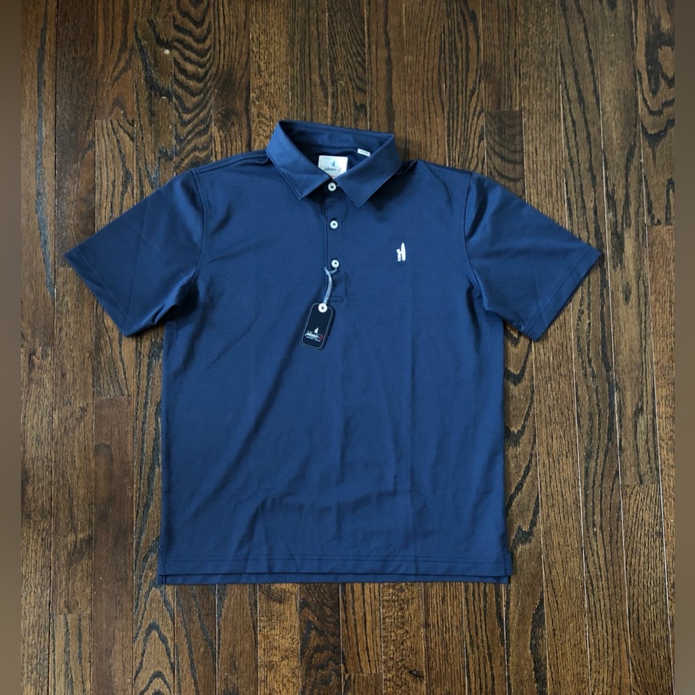 *NWT* Johnnie-O Boys 14 Fairways Performance Collared 1/4 Button Polo in Wake